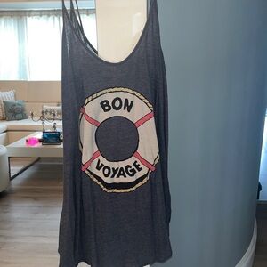 WILDFOX BON VOYAGE tank top dress women's size Medium NWOT